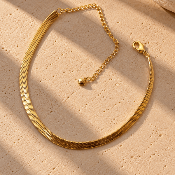 Pulseira Absoluta – Fita Malha – Banhada a Ouro 18K
